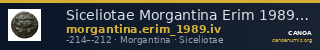 Siceliotae Morgantina Erim 1989 IV — CANOA