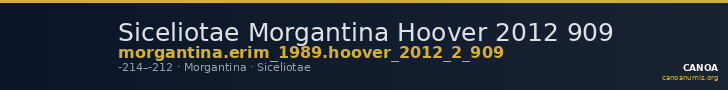 Siceliotae Morgantina Hoover 2012 909 — CANOA