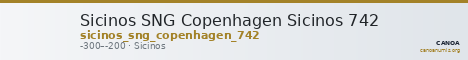 Sicinos SNG Copenhagen Sicinos 742 — CANOA