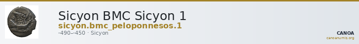 Sicyon BMC Sicyon 1 — CANOA