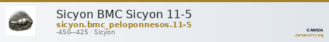 Sicyon BMC Sicyon 11-5 — CANOA