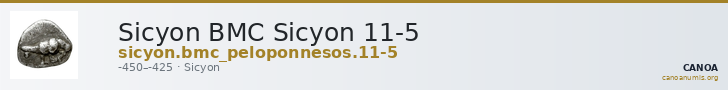Sicyon BMC Sicyon 11-5 — CANOA