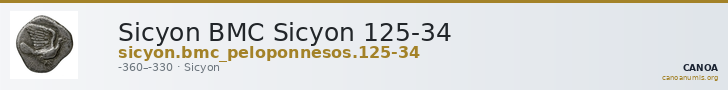 Sicyon BMC Sicyon 125-34 — CANOA
