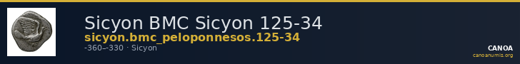 Sicyon BMC Sicyon 125-34 — CANOA