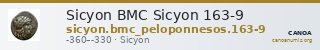 Sicyon BMC Sicyon 163-9 — CANOA