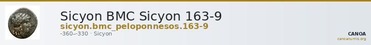 Sicyon BMC Sicyon 163-9 — CANOA