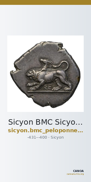 Sicyon BMC Sicyon 22-5; 30-3 — CANOA