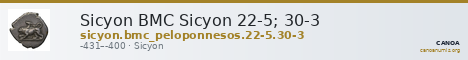Sicyon BMC Sicyon 22-5; 30-3 — CANOA