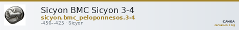 Sicyon BMC Sicyon 3-4 — CANOA