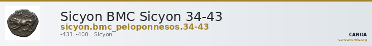 Sicyon BMC Sicyon 34-43 — CANOA