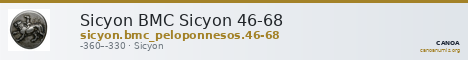 Sicyon BMC Sicyon 46-68 — CANOA