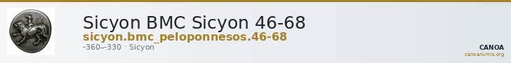 Sicyon BMC Sicyon 46-68 — CANOA