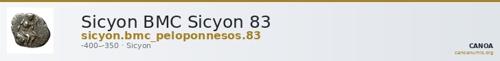 Sicyon BMC Sicyon 83 — CANOA