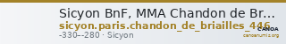 Sicyon BnF, MMA Chandon de Briailles.446 — CANOA