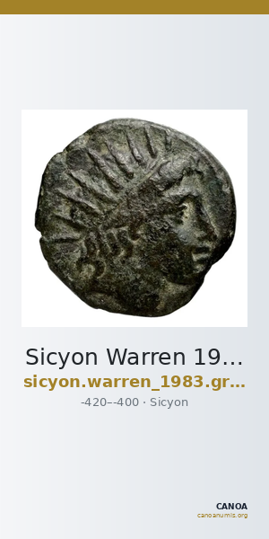 Sicyon Warren 1983 Group 1A — CANOA