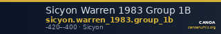 Sicyon Warren 1983 Group 1B — CANOA