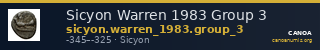 Sicyon Warren 1983 Group 3 — CANOA