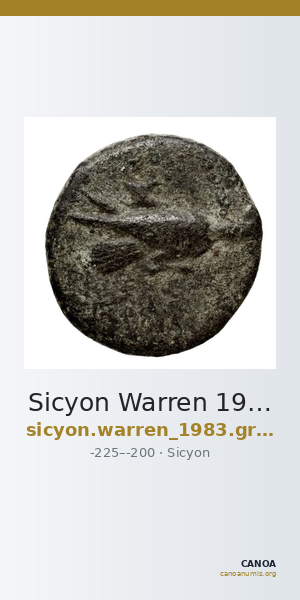 Sicyon Warren 1983 Group 6B — CANOA