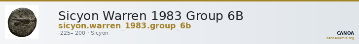 Sicyon Warren 1983 Group 6B — CANOA