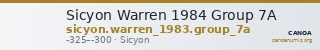 Sicyon Warren 1984 Group 7A — CANOA