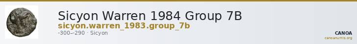 Sicyon Warren 1984 Group 7B — CANOA
