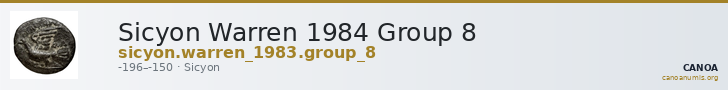 Sicyon Warren 1984 Group 8 — CANOA