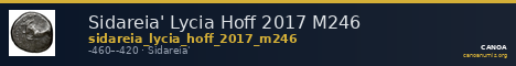 Sidareia' Lycia Hoff 2017 M246 — CANOA