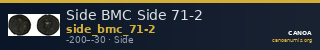 Side BMC Side 71-2 — CANOA