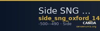 Side SNG Oxford 1408 — CANOA