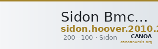 Sidon Bmc Sidon 97 — CANOA