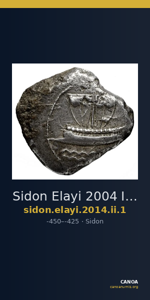 Sidon Elayi 2004 II.1 — CANOA