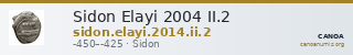 Sidon Elayi 2004 II.2 — CANOA