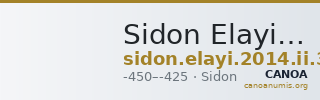 Sidon Elayi 2004 II.3 — CANOA