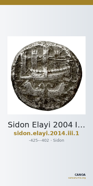 Sidon Elayi 2004 III.1 — CANOA
