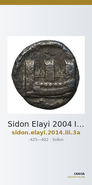 Sidon Elayi 2004 III.3a — CANOA