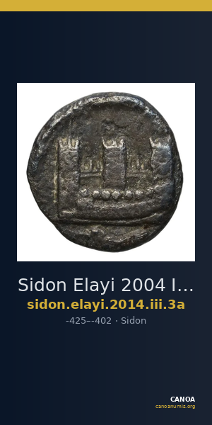 Sidon Elayi 2004 III.3a — CANOA