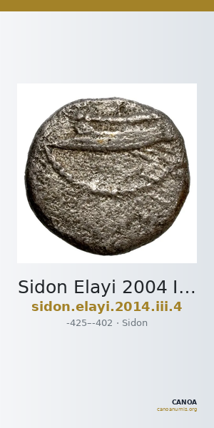Sidon Elayi 2004 III.4 — CANOA