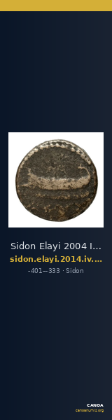 Sidon Elayi 2004 IV.7.6 — CANOA