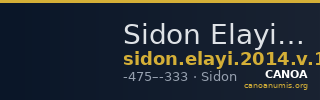 Sidon Elayi 2004 V.1-2 — CANOA