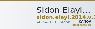 Sidon Elayi 2004 V.3 — CANOA