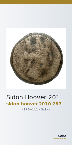 Sidon Hoover 2010 287, 296 — CANOA