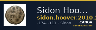 Sidon Hoover 2010 287, 296 — CANOA