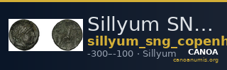 Sillyum SNG Copenhagen Sillyum 437 — CANOA