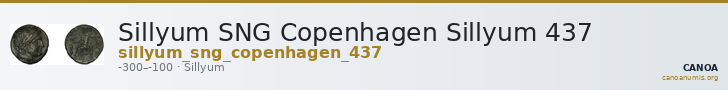 Sillyum SNG Copenhagen Sillyum 437 — CANOA