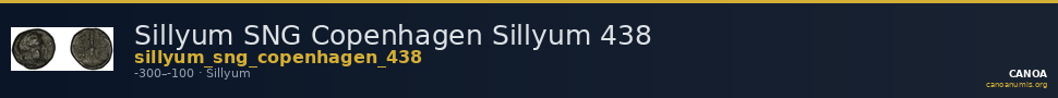 Sillyum SNG Copenhagen Sillyum 438 — CANOA