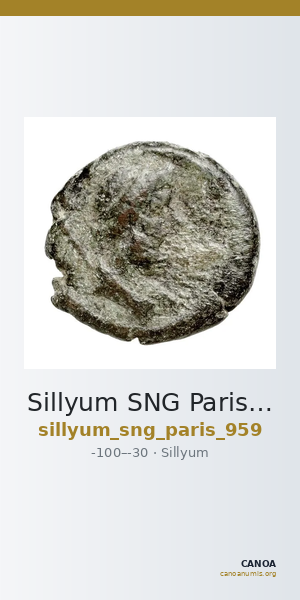 Sillyum SNG Paris 959 — CANOA