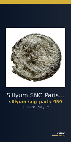 Sillyum SNG Paris 959 — CANOA