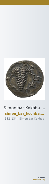 Simon bar Kokhba Judaea Hendin 2010 1382 — CANOA