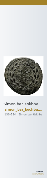 Simon bar Kokhba Judaea Hendin 2010 1404-1405 — CANOA