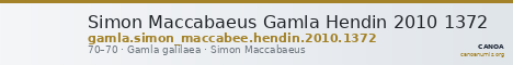 Simon Maccabaeus Gamla Hendin 2010 1372 — CANOA